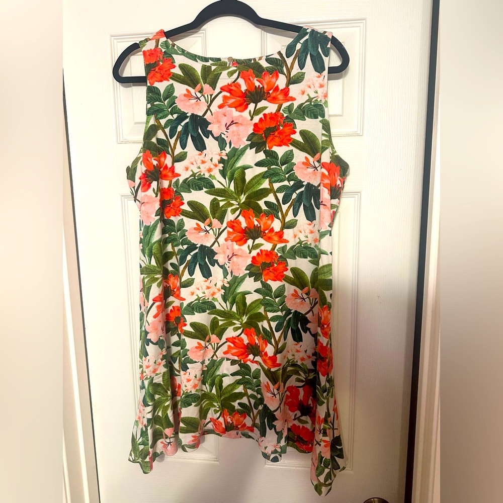 Tommy Bahama Women's Darcy Faraway Blooms Flounce Dress